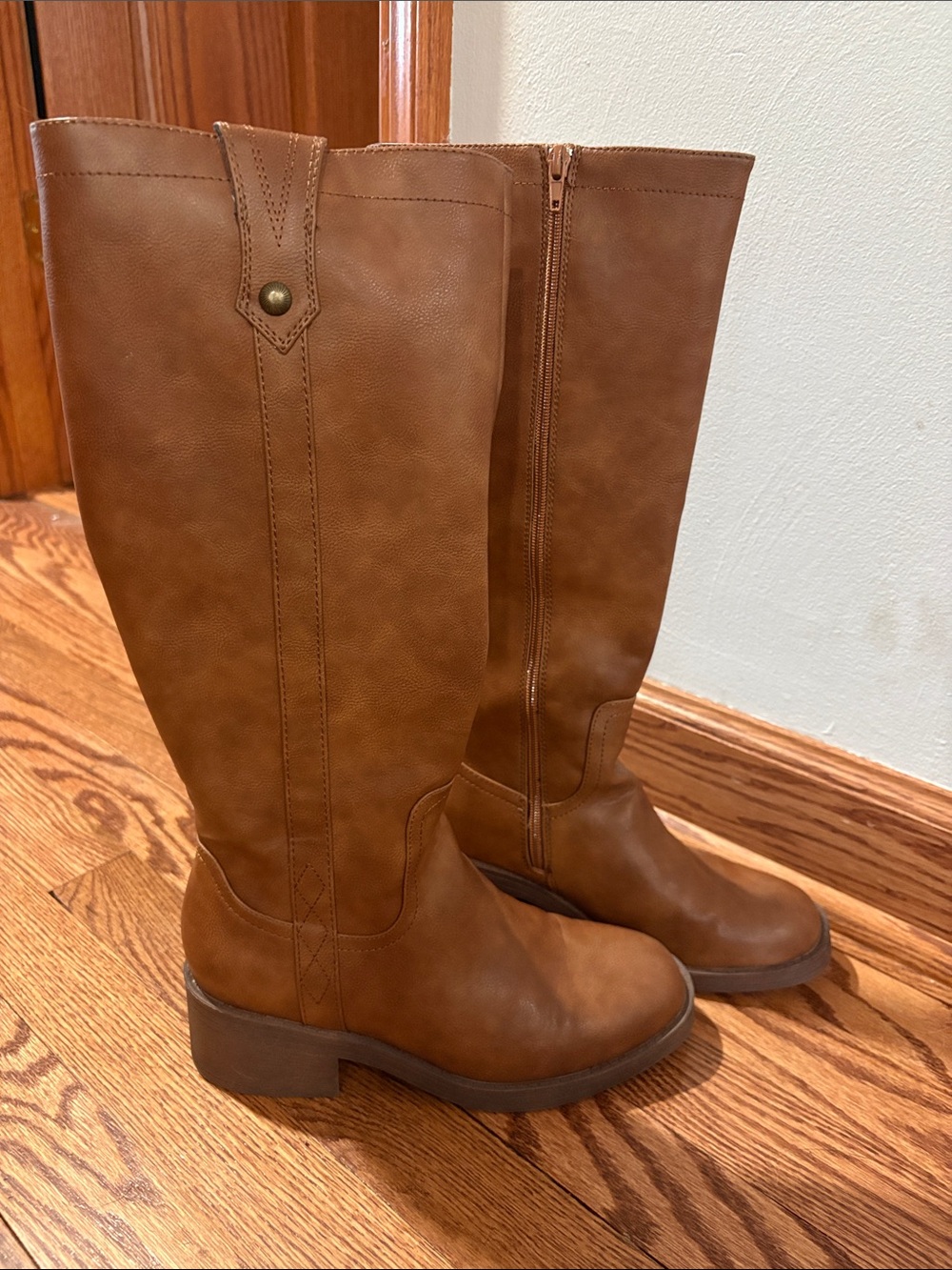 Blowfish Tall Riding Boots in Cognac